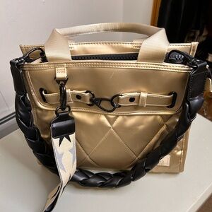 Shawn Killinger x IHKWIP The Superstar Satchel Metallic Champagne Quilted Bag